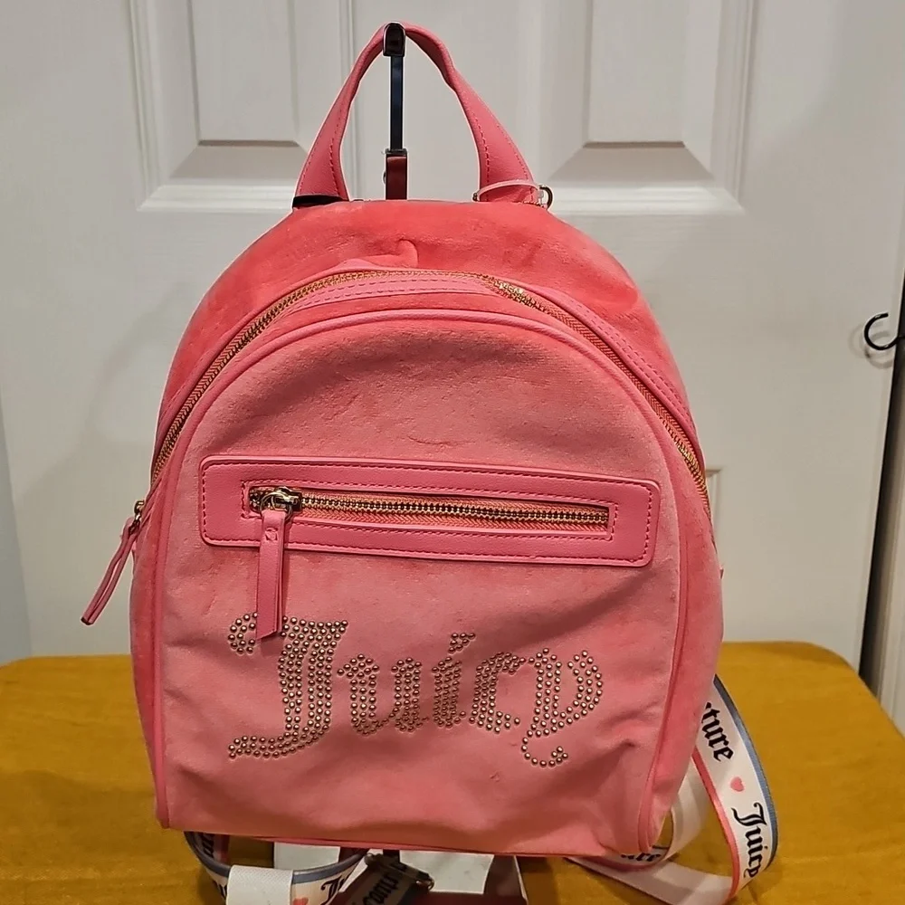 Juicy Couture Pink Lemonade Big Spender Backpack NWT